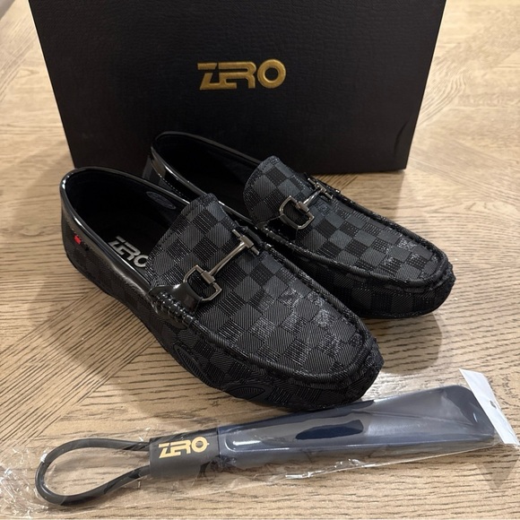 ZRO Men\'s Milan Street Loafers Light Luxury Driving Shoes top Layer Cowhide 6.5 main image 4